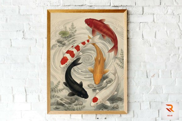 Download Amazing Japanese Koi Fish Wall Art - Wall Collection