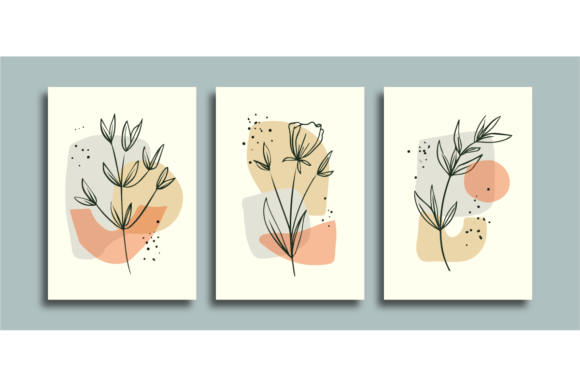 Download Wall Art Poster Background Line Art Leaf - Wall Collection