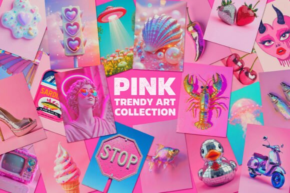 Download Pink Trendy Wall Art Jpg Collection - Wall Collection