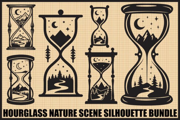 Download Hourglass Nature Scene Bundle - Premium Resources