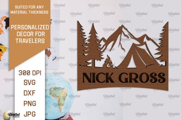 Download Personalized Sign for Traveler Laser Cut - Premium Resources