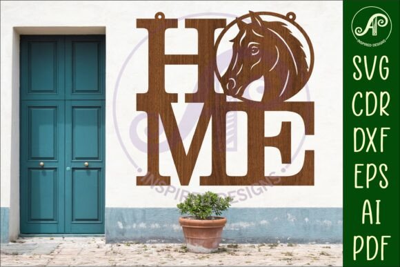 Download Home Word with Horse Theme Wall Art Sign - Wall Collection