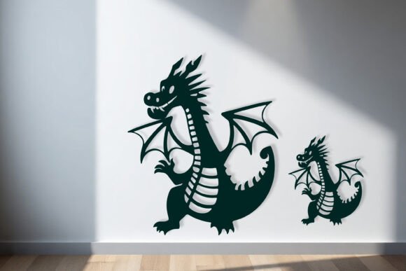 Download Laser Cut Dragon Wall Art SVG Sign - Wall Collection