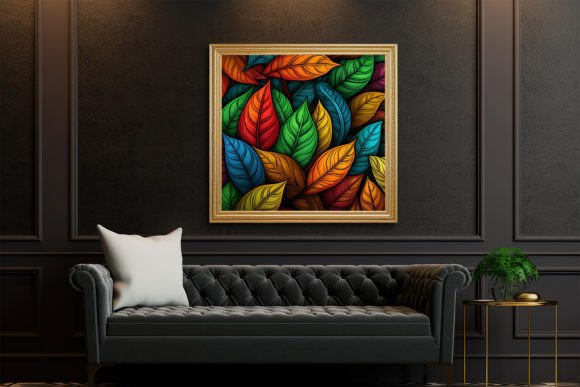 Download Photo Frame Mockup on Wooden Wall - Wall Collection