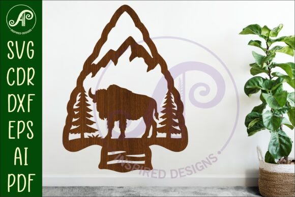 Download Arrowhead Bison Animal Wall Sign - Wall Collection