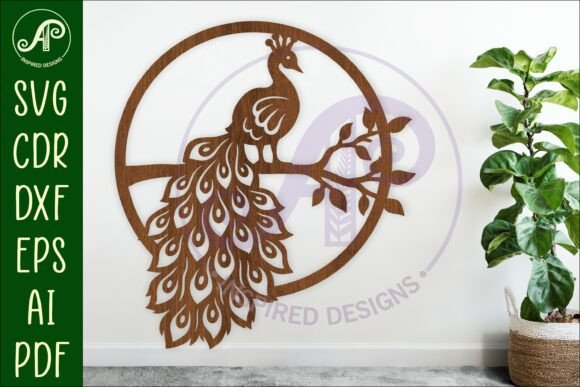 Download Peacock Theme Wall Sign, SVG File. - Wall Collection