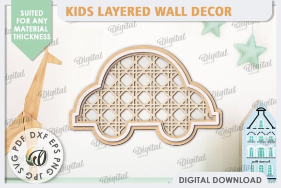 Download Kids Room Wall Decor Laser Cut. Car SVG - Wall Collection