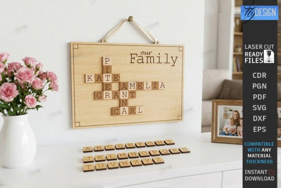 Download Personalized Family Wall Sign Laser Cut - Wall Collection