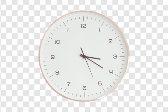 Download #1830 White Wall Clock Isolated - Wall Collection