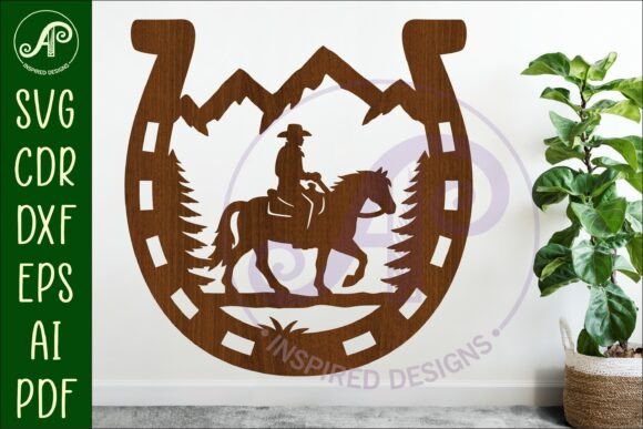 Download Horse Shoe Cowboy Wall Sign - Wall Collection