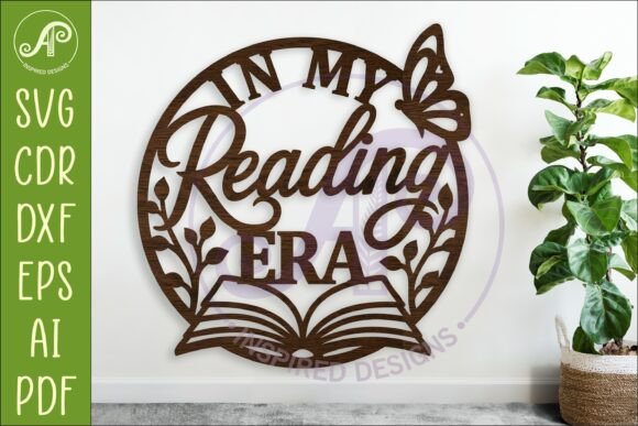 Download In My Reading Era SVG | Book Lover Wall - Wall Collection