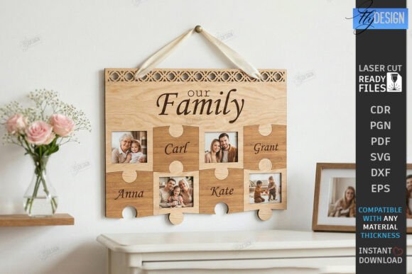 Download Personalized Family Wall Sign Laser Cut - Wall Collection