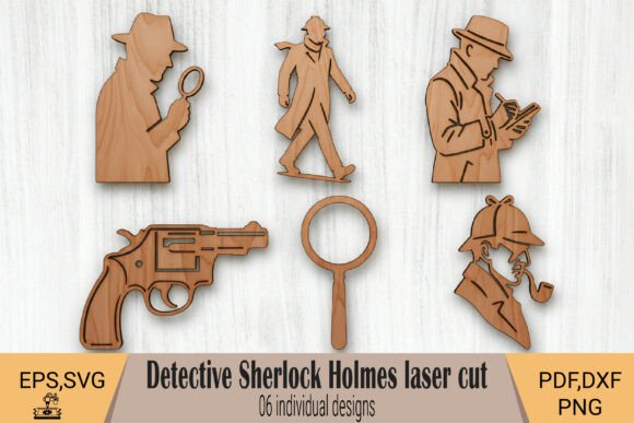 Download Sherlock Holmes Wall Sign SVG - Wall Collection