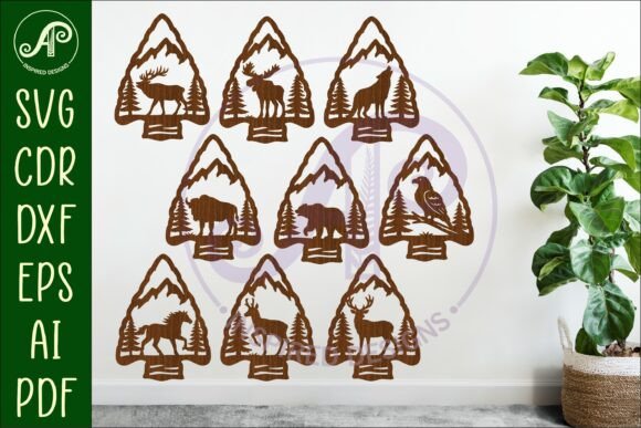 Download Arrowhead Animal Wall Sign Bundle - Wall Collection