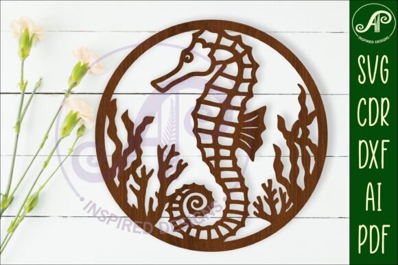 Download Seahorse Wall Art Sign, SVG File - Wall Collection