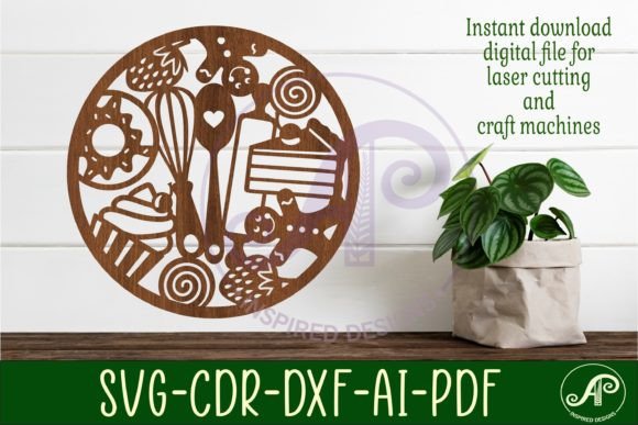 Download Baking Wall Sign, SVG File. Vector File - Wall Collection