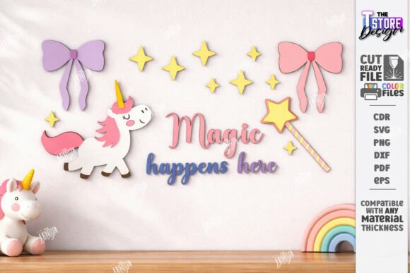 Download Nursery Wall Decor Laser Cut |Kids Laser - Wall Collection