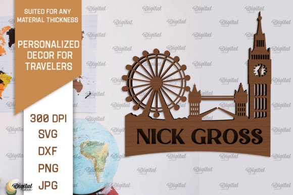 Download Personalized Sign for Traveler Laser Cut - Premium Resources