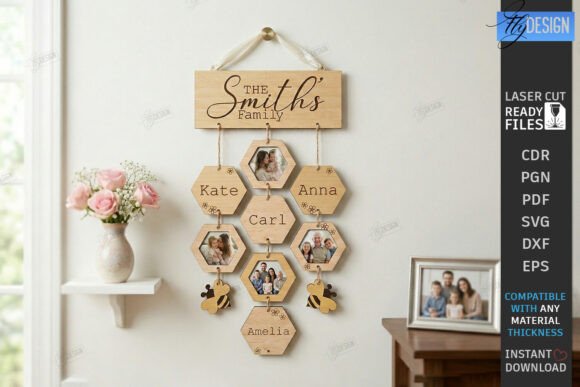 Download Personalized Family Wall Sign Laser Cut - Wall Collection