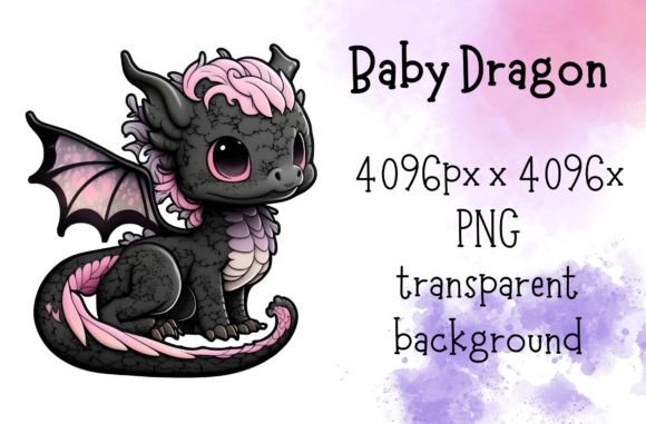 Download Cute Baby Dragon Wall Art Sticker - Wall Collection