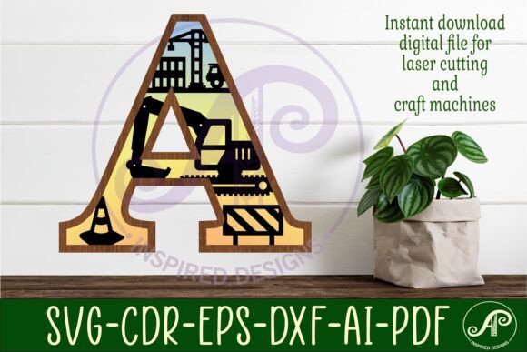 Download Construction Large a Wall Letter 3 Layer - Wall Collection