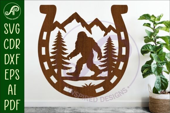 Download Horse Shoe Bigfoot Wall Sign - Wall Collection